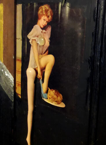 La chica del gatito pelirrrojo